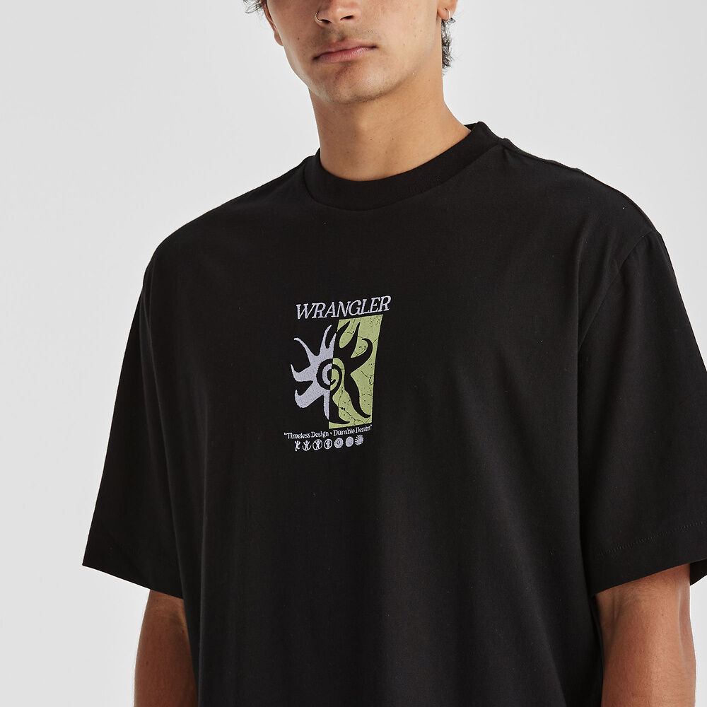 Sunflip Boxcar Tee Black