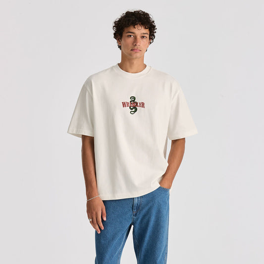 Cactus Cowboy Boxcar Tee Vintage white