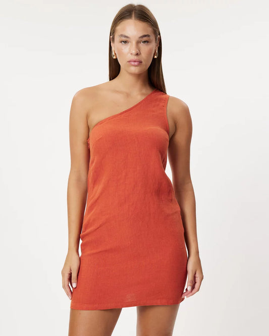 Bonnie Mini Dress Papaya