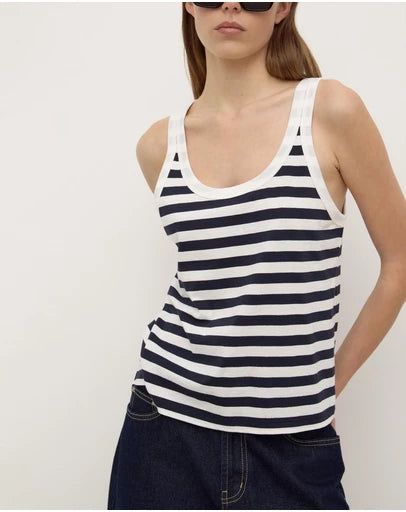 Adria Stripe Jersey Tank
