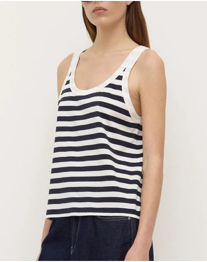 Adria Stripe Jersey Tank