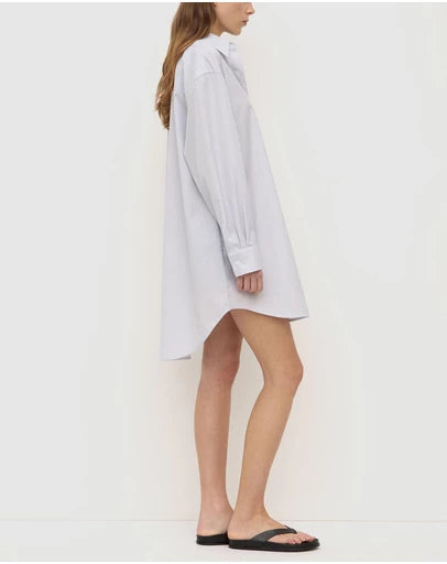 Cora Stripe Shirt Dress