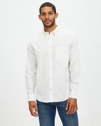 Everyday Linen Blend Long Sleeve Shirt