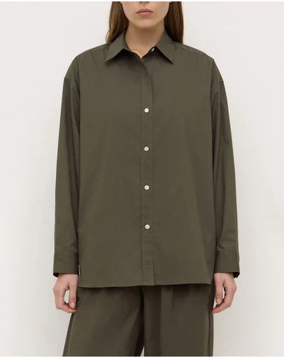 Marigold Poplin Long Sleeve Shirt