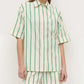 Agnes Stripe Short Sleeve Shirt