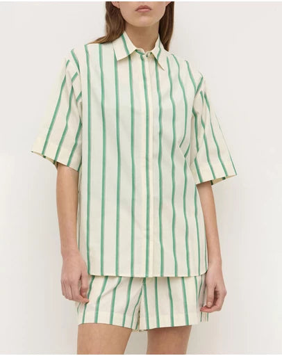 Agnes Stripe Short Sleeve Shirt