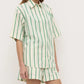 Agnes Stripe Short Sleeve Shirt