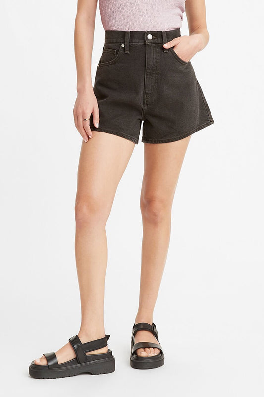 High-Waisted Mom Shorts