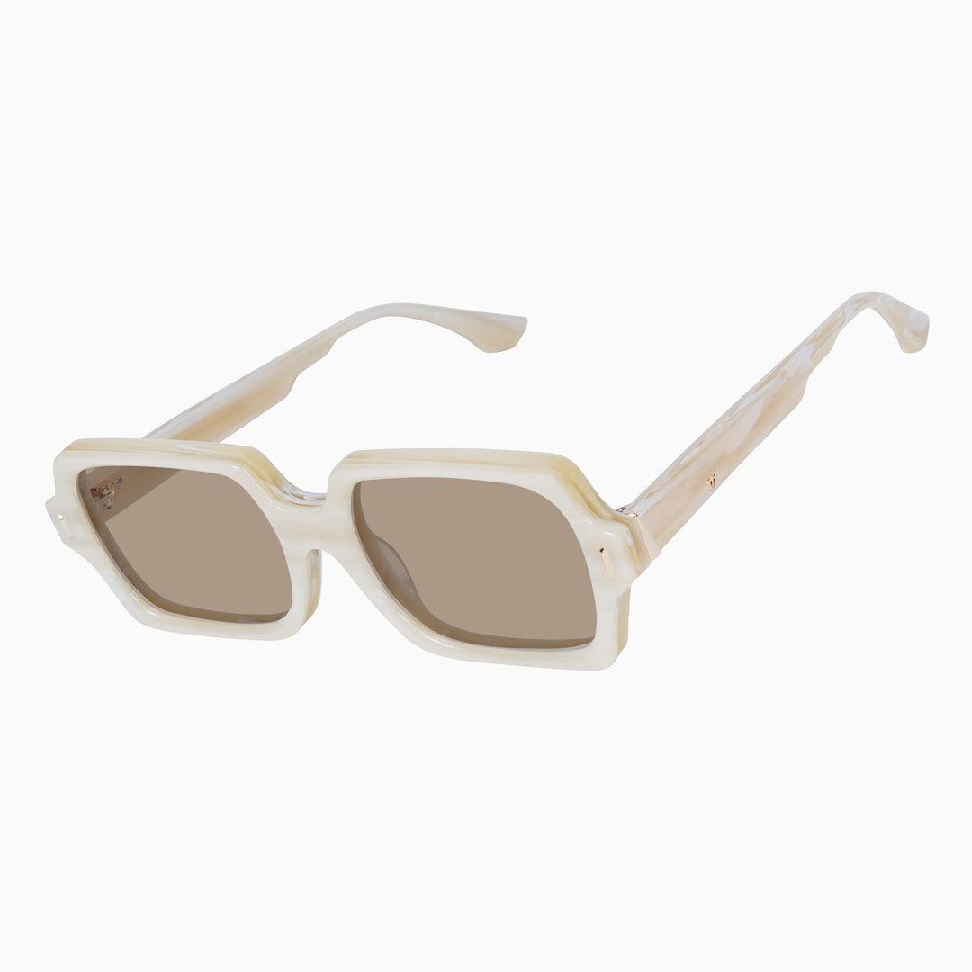 Liberty - Travertine w. Gold Metal/Brown Gradient Lens