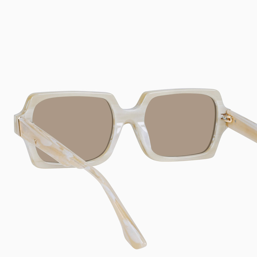 Liberty - Travertine w. Gold Metal/Brown Gradient Lens