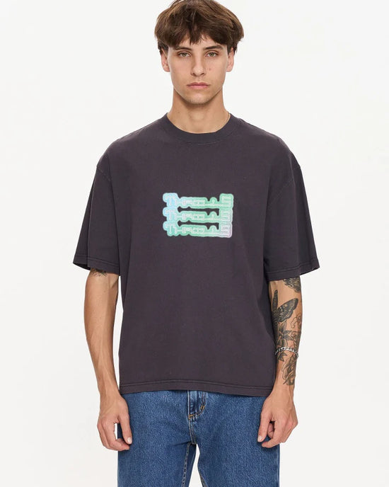 Orbital Box Fit Oversize Cropped Tee