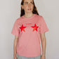 The Girlfriend Tee Pink/Red